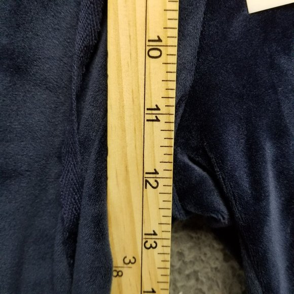 Dodo Pants Womens 3XL Velour Blue Stretch High Rise Drawstring Jogging NWT - Picture 6 of 16